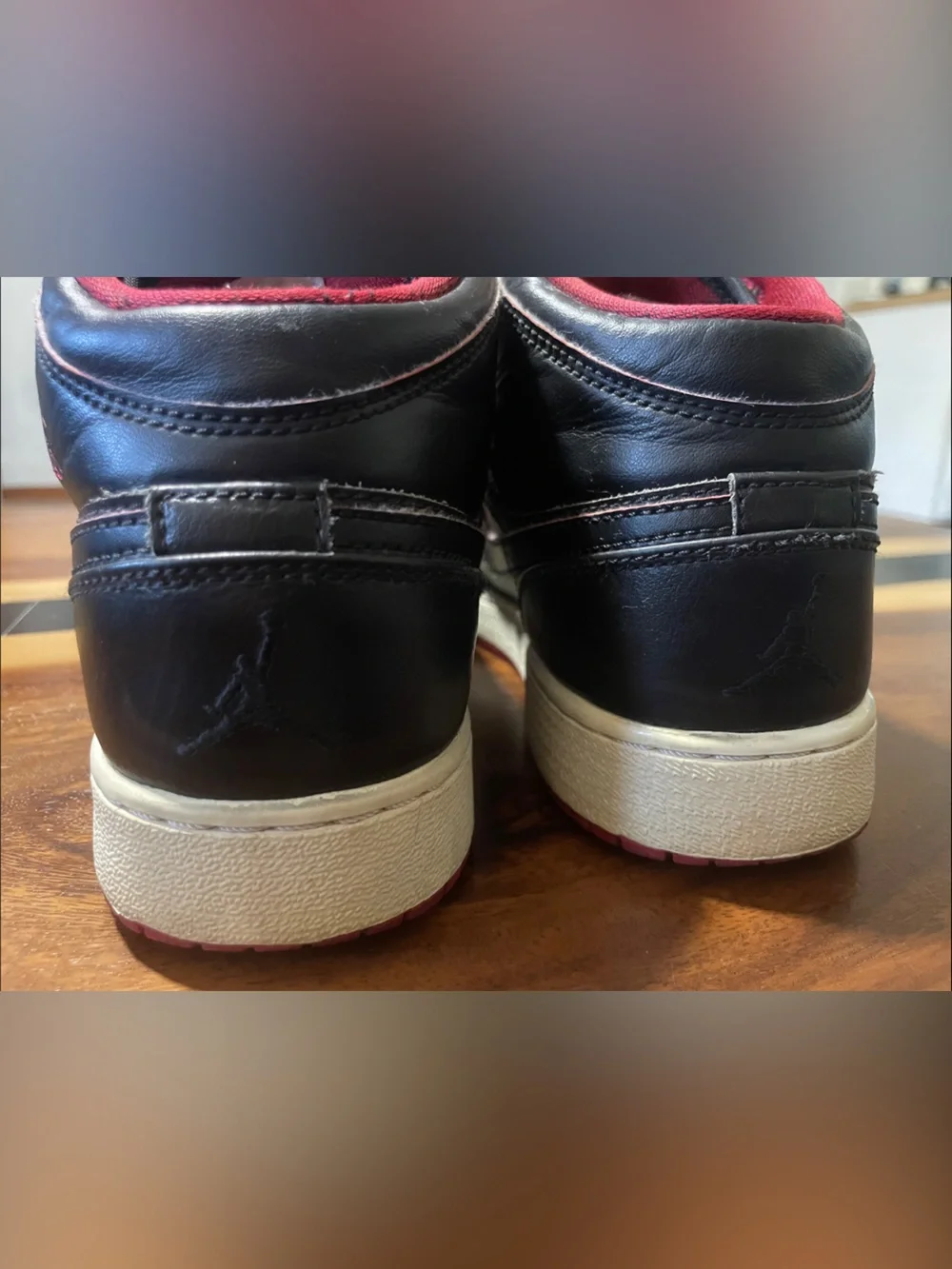 2016 Air Jordan 1 Mid “Black Red” “Lance Mountain Bred” Sneakers 6.5Y